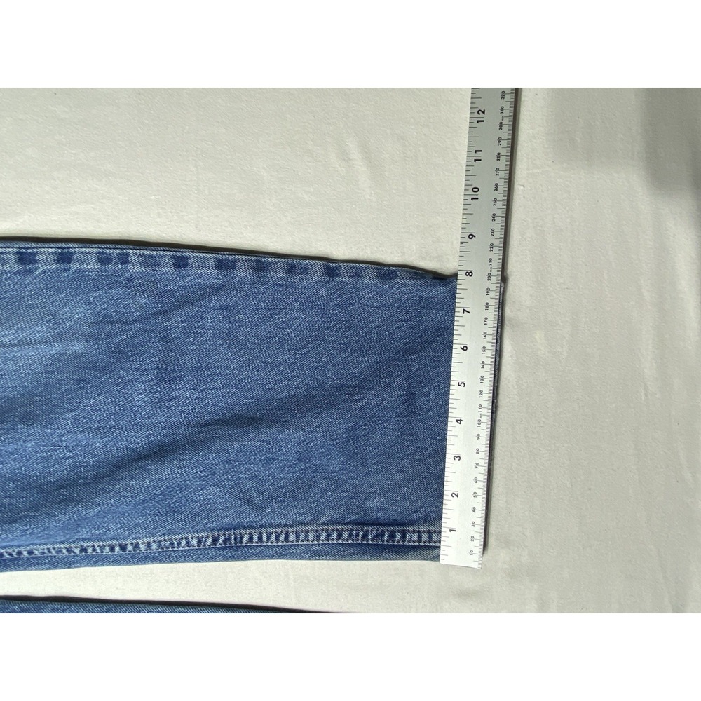 Levis 550 Mens Jeans 31x32 Relaxed Fit Tapered Leg Blue 100% Cotton Brazil - Picture 3 of 9